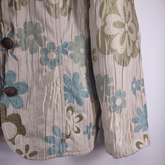 Erin London Quilted Button Up Jacket, Size XL - Picture 5 of 9